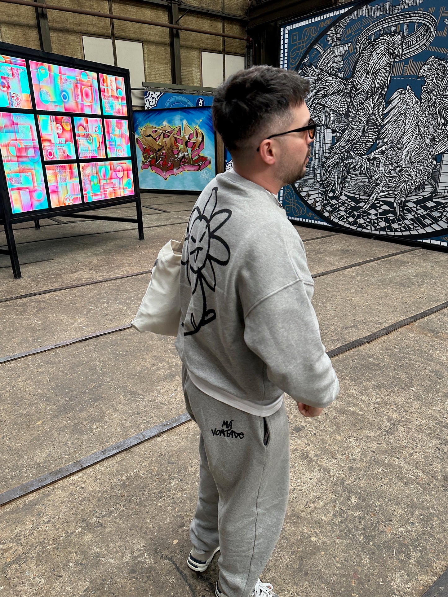 Bad Mood Grey Crewneck