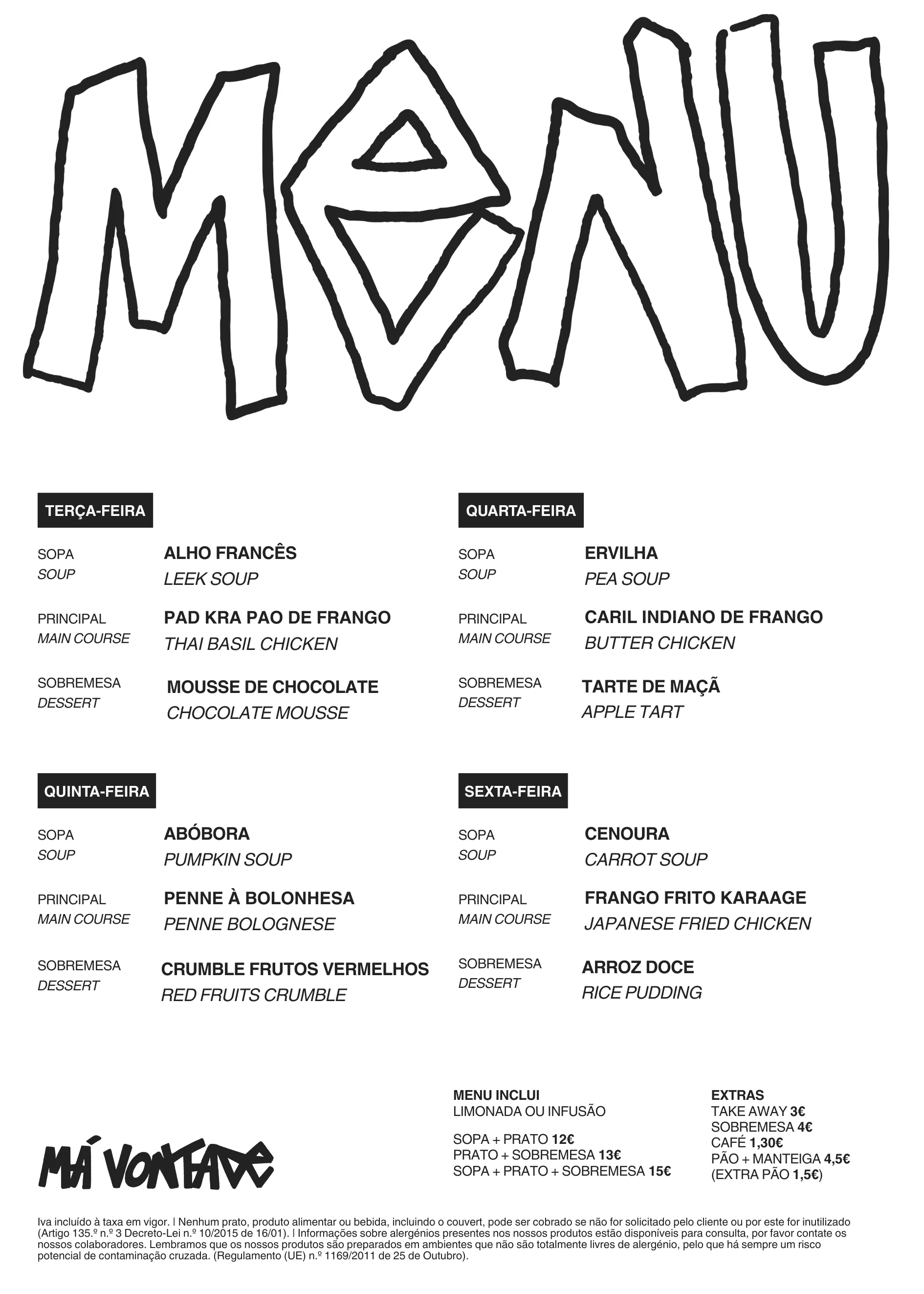Menu Diario