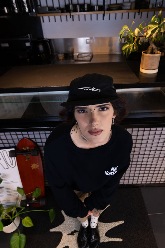 Má Vontade 5 Panel Cap Preto