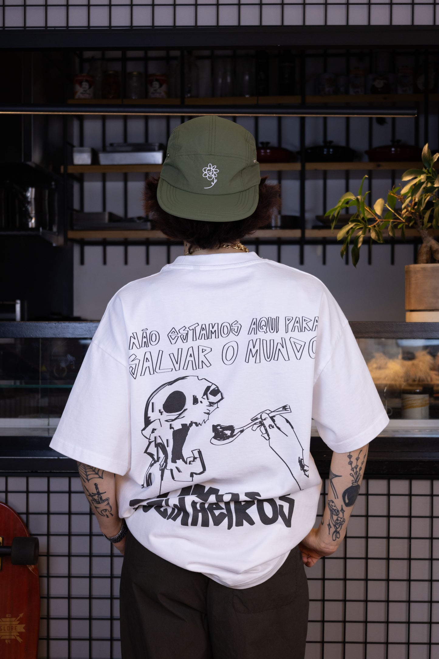 Má Vontade 5 Panel Cap Verde